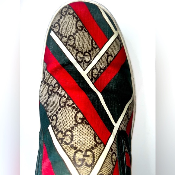 Gucci Men’s Slip-on GG Supreme Ace Sneaker, size 11 - Picture 7 of 10